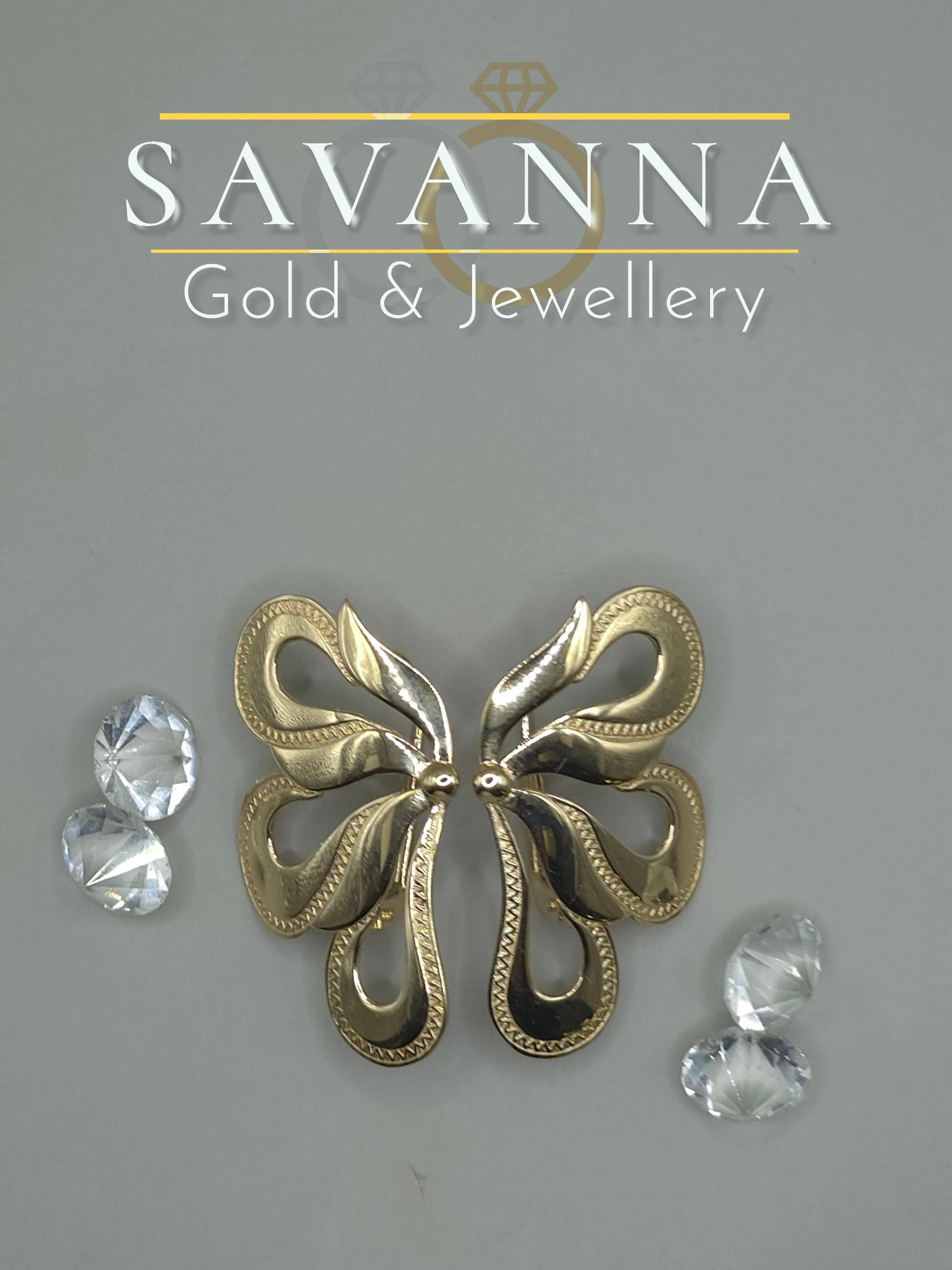 Earings Butterfly model