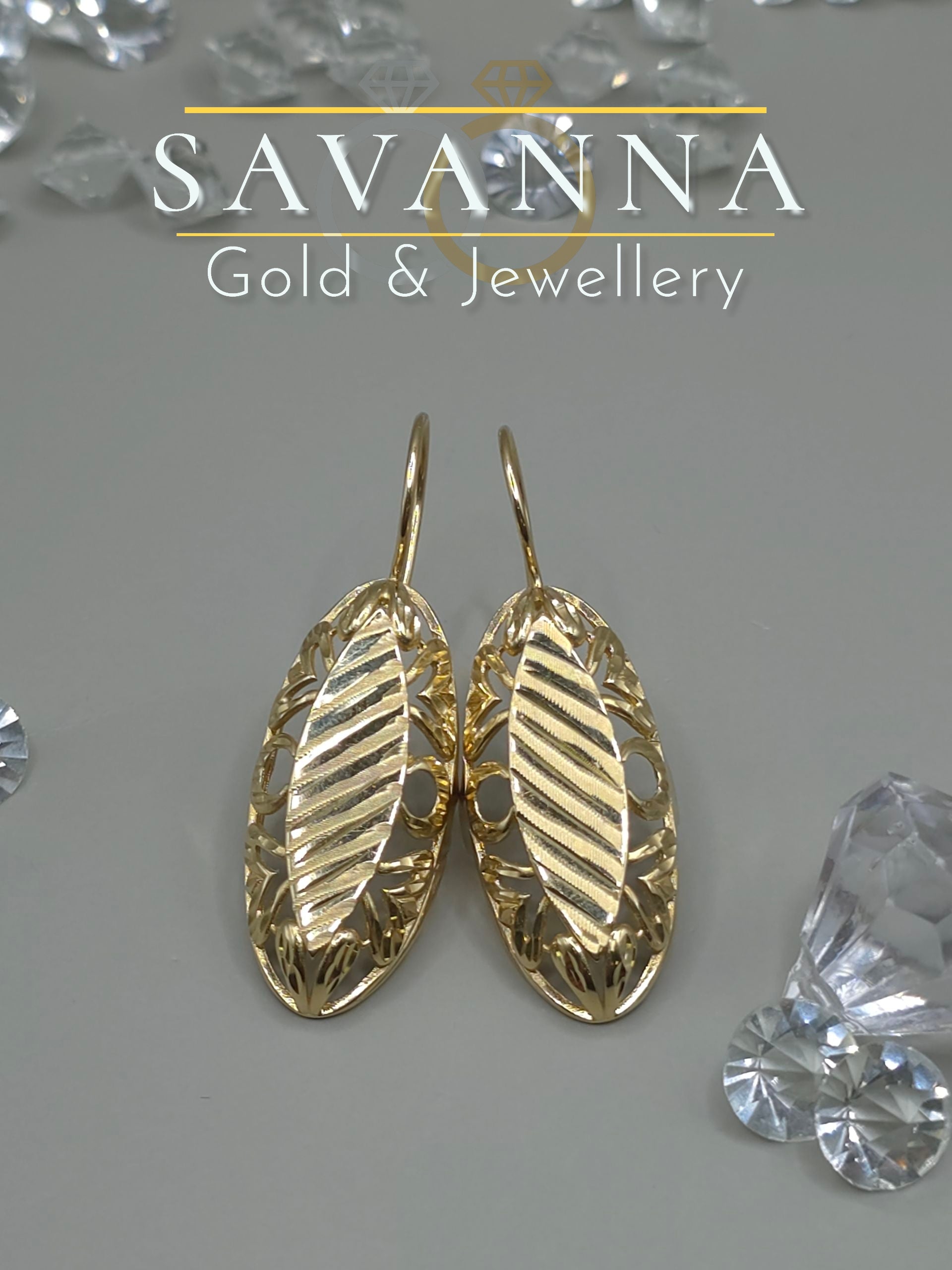 Women’s 14K gold earrings