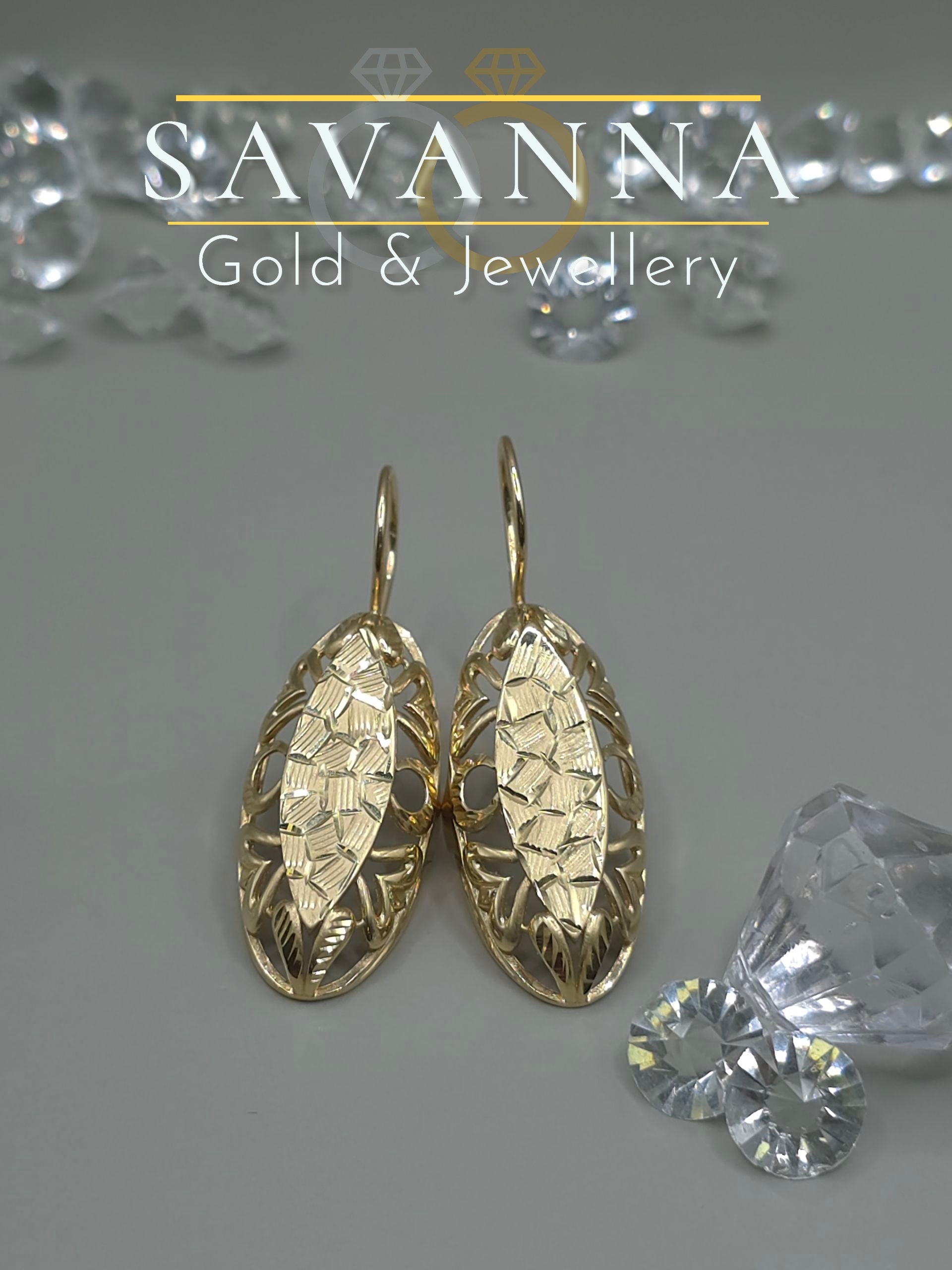 Women’s 14K gold earrings