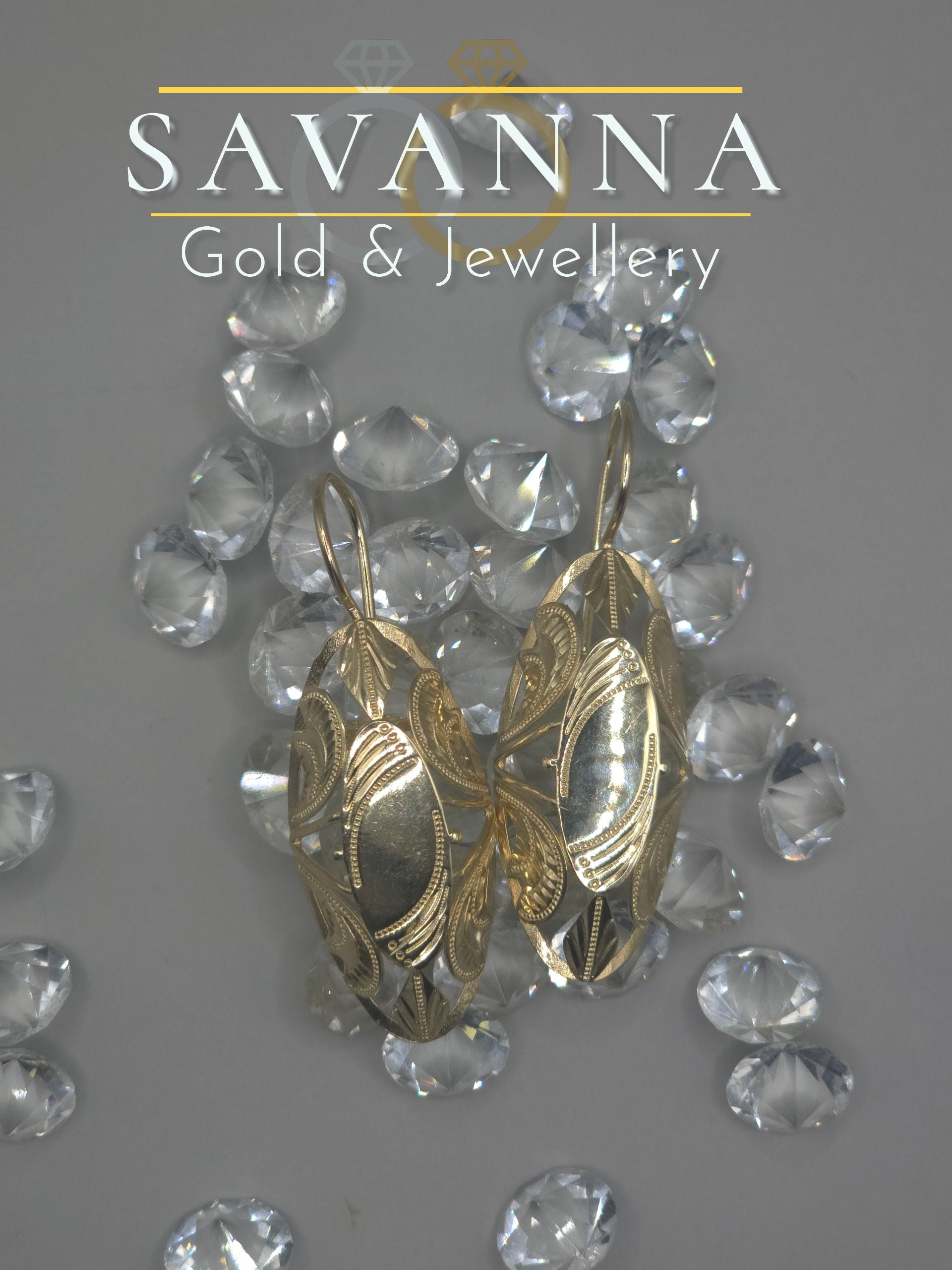 Women’s 14K gold earrings