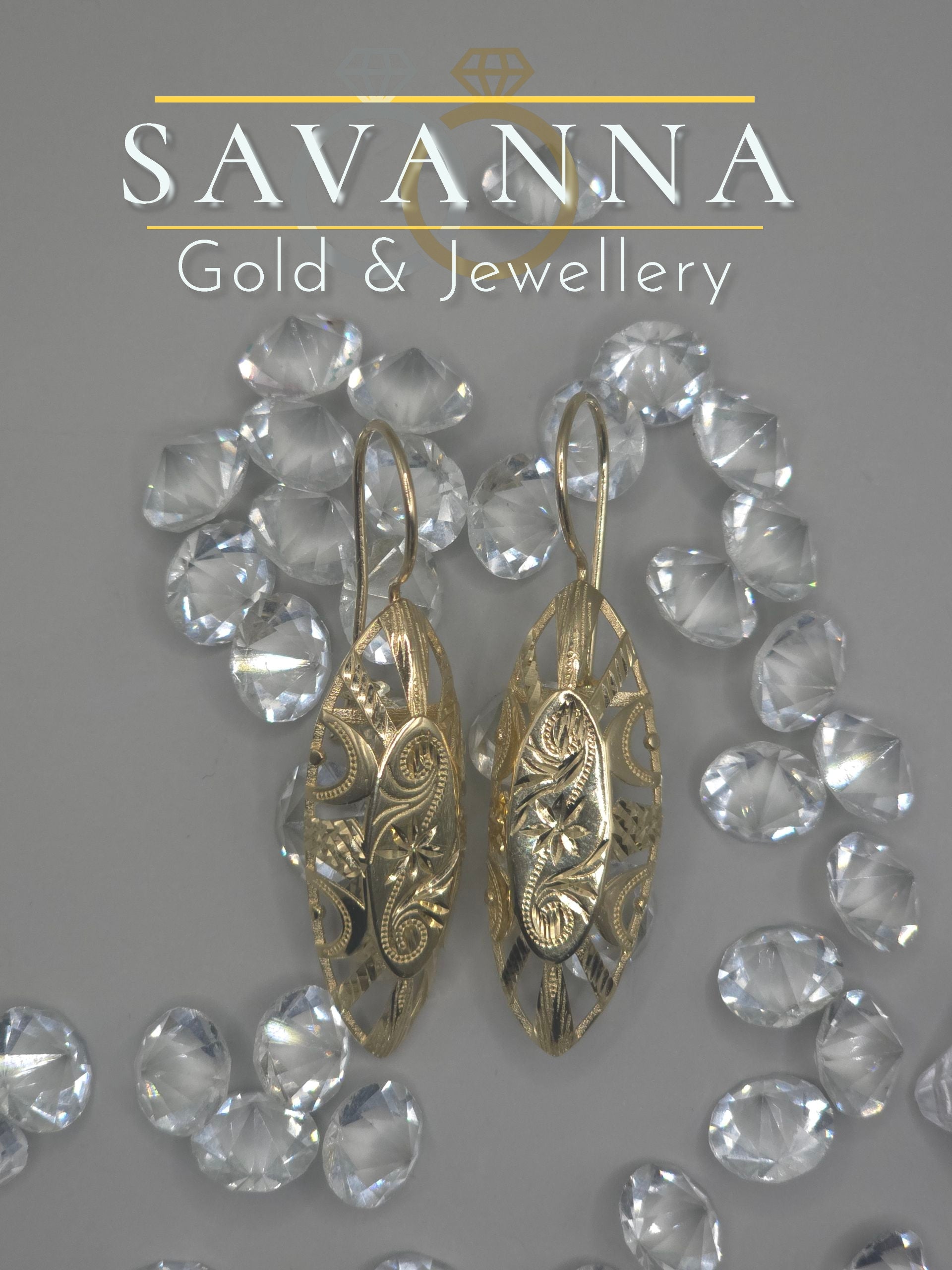 Women’s 14K gold earrings