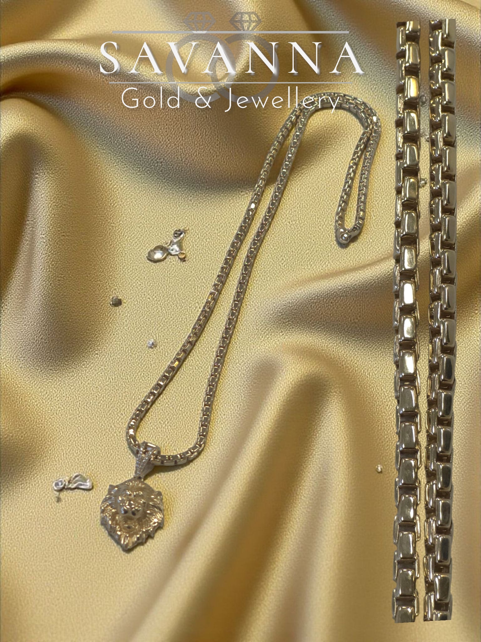 Chain with Lion Pendant