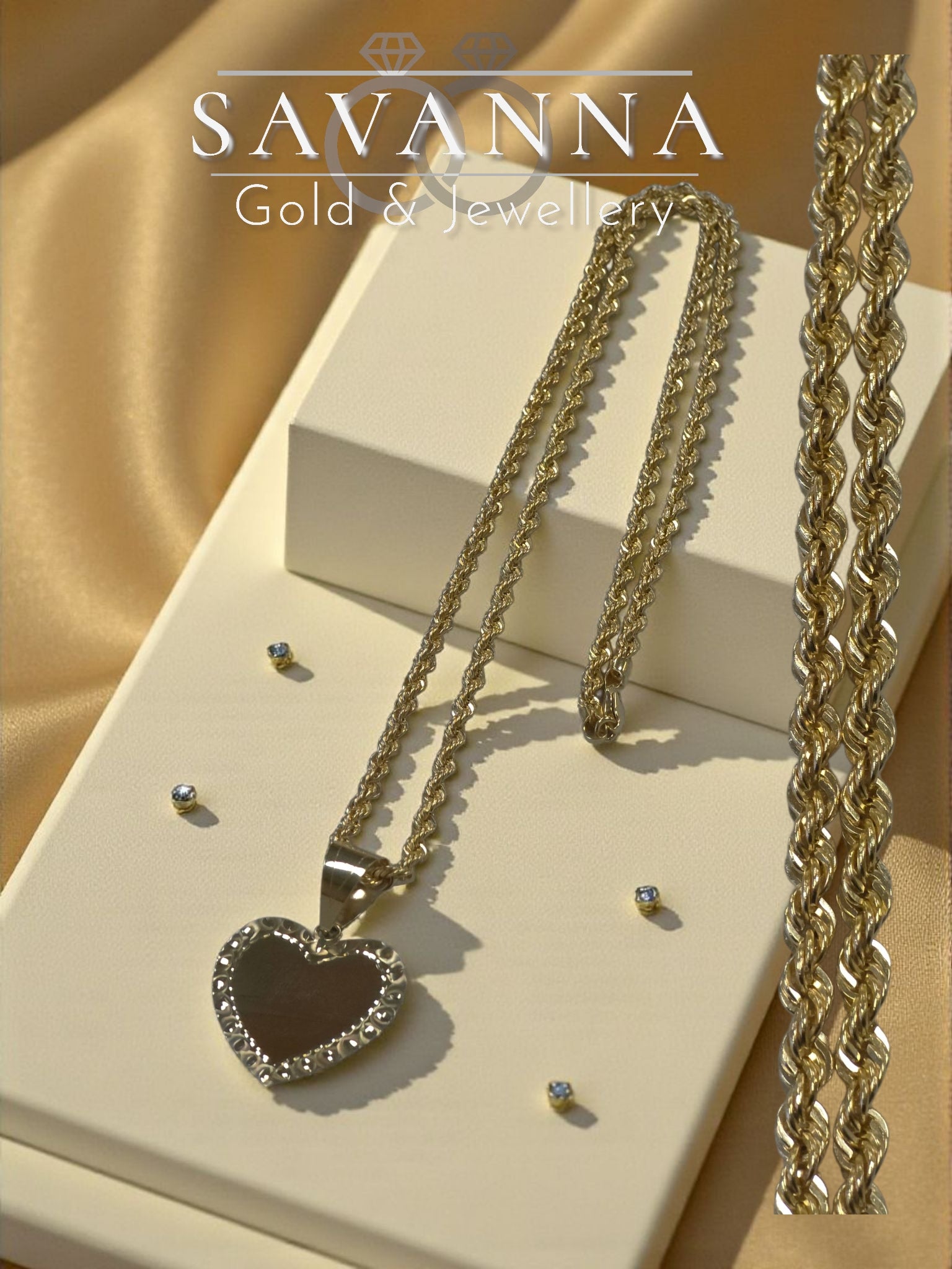 Necklace with Heart Pendant