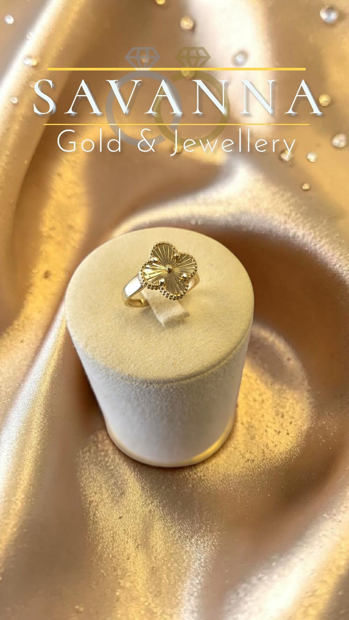 Women's Ring Flower Clove